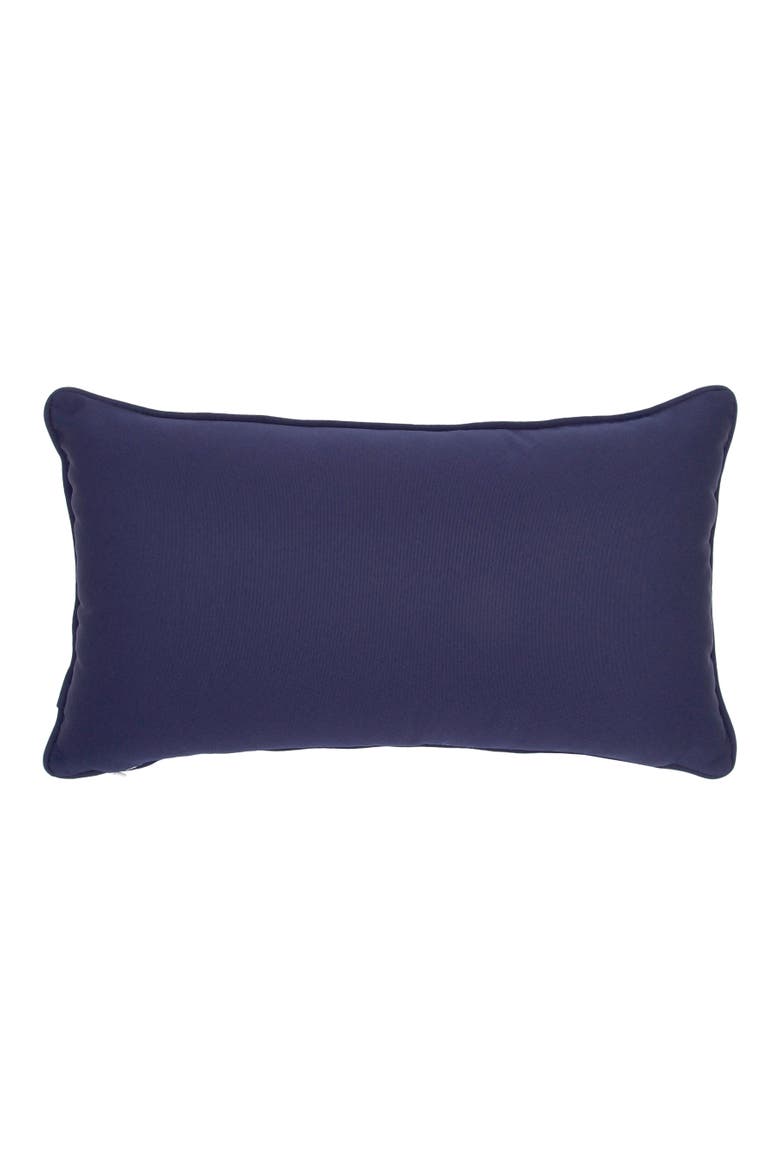Lakeside Loon Lumbar Mini Lumbar Accent Pillow 12" x 21", Alternate, color, Blue