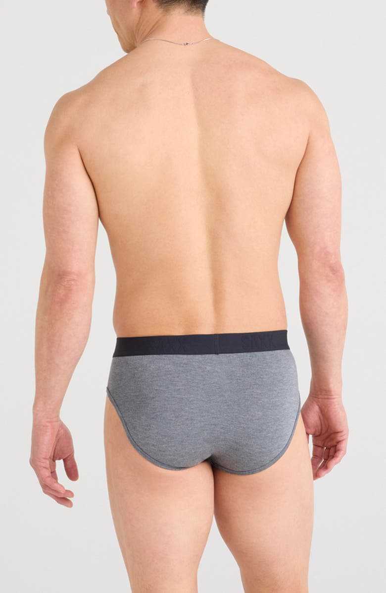 SAXX Vibe Xtra Soft Comfort Briefs, Alternate, color, Dark Grey Heather