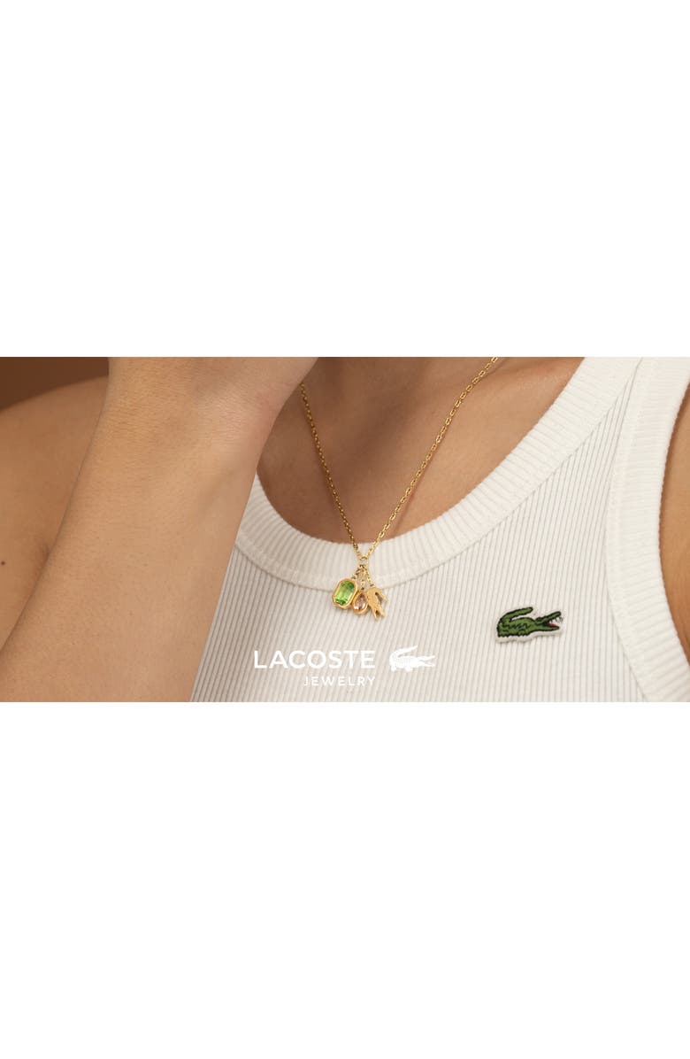 Lacoste Deva Charm Necklace, Alternate, color, 