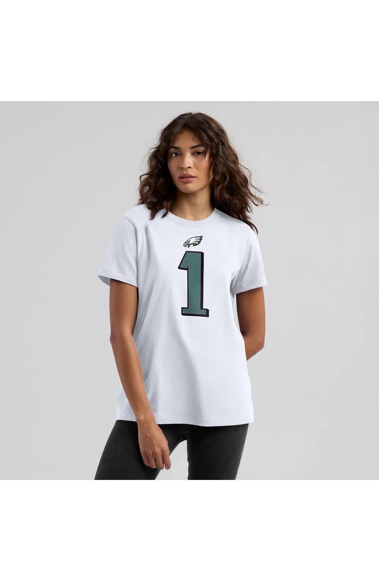 Nike Women's Nike Jalen Hurts White Philadelphia Eagles Player Name & Number T-Shirt, Alternate, color, White
