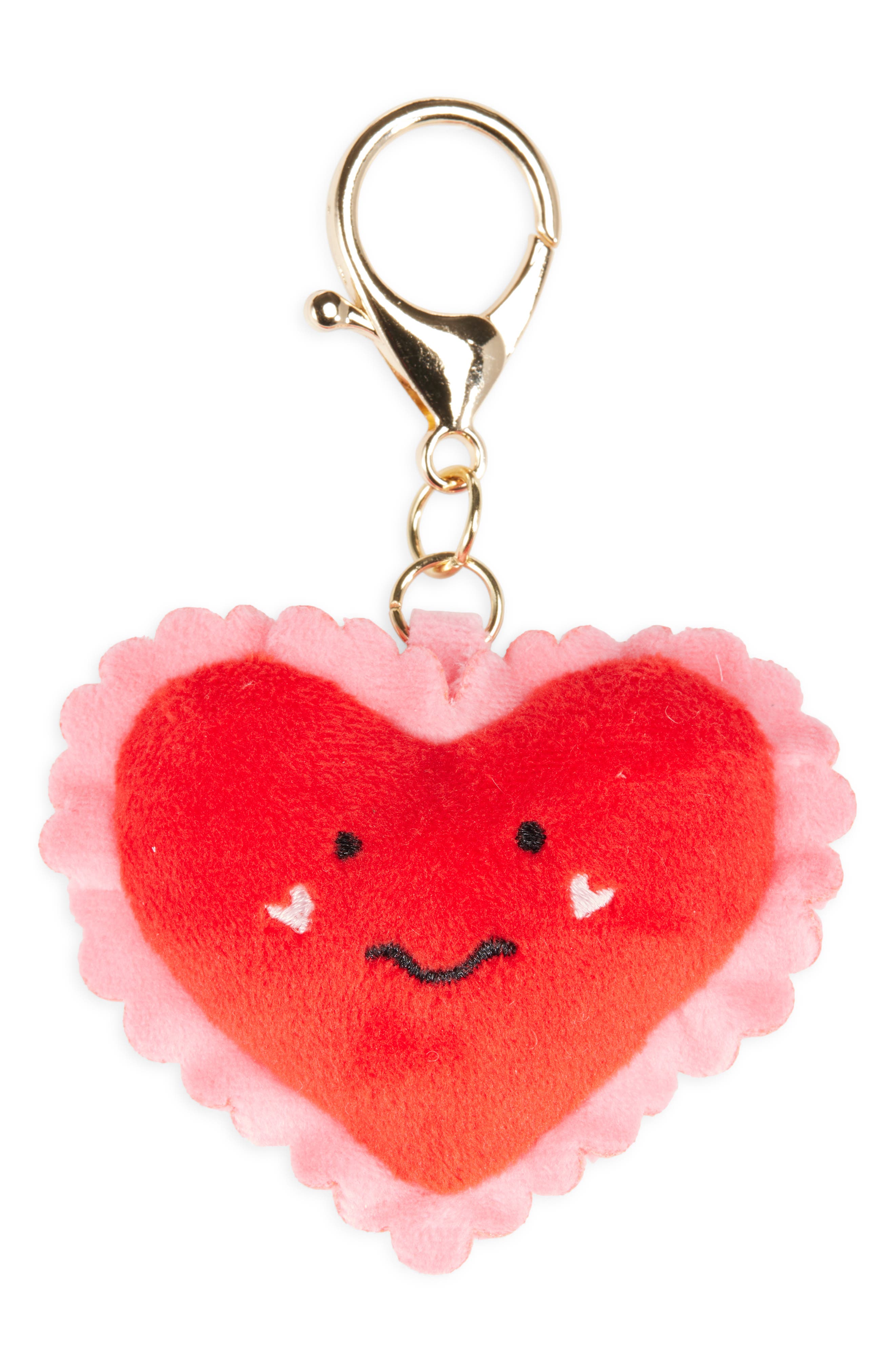 Leith Stuffed Heart Bag Charm
