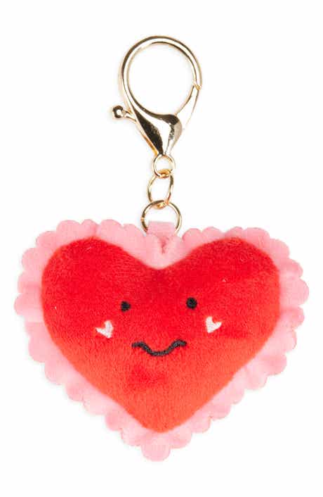 Leith Stuffed Heart Bag Charm