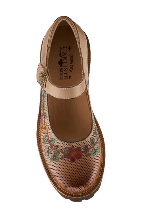 L'artiste By Spring Step Danuella Platform Mary Jane In Multi