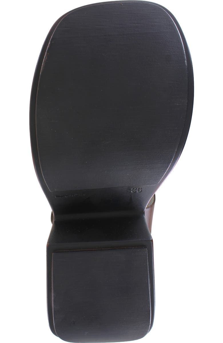 Candie's Laura Platform Sandal, Alternate, color, Brown Leather