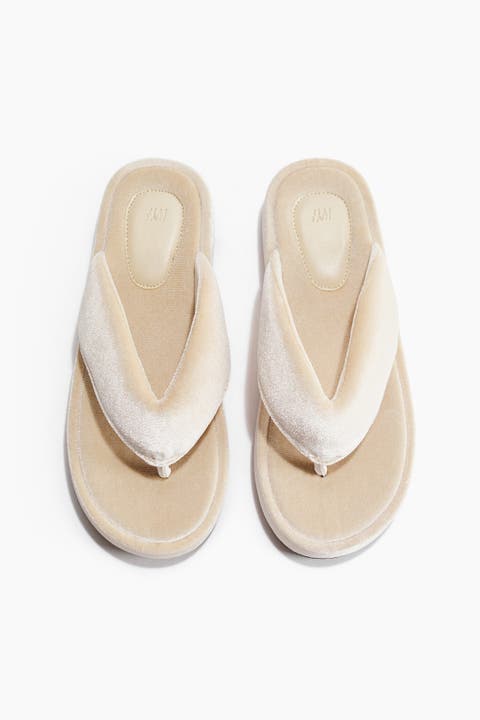 Velour Flip-flops