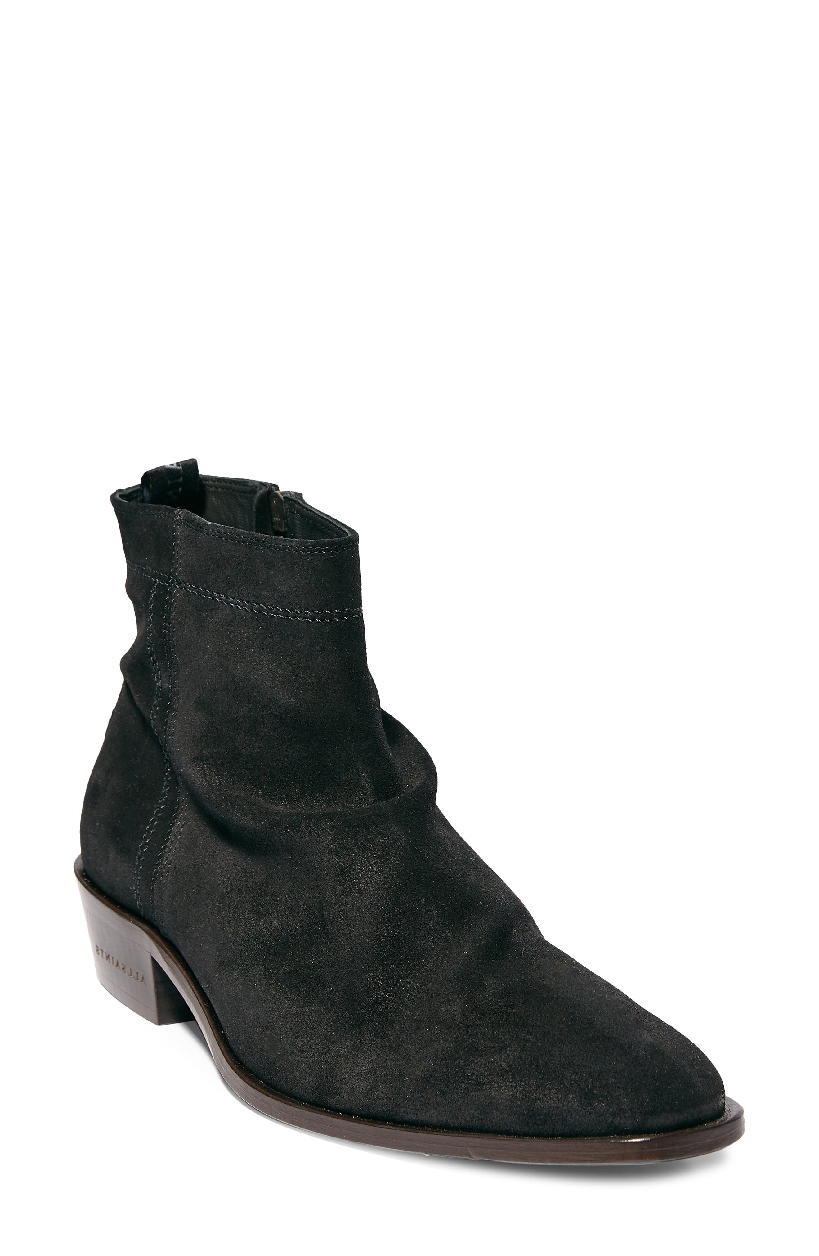 AllSaints Harris Mid Zip Boot, Main, color, 