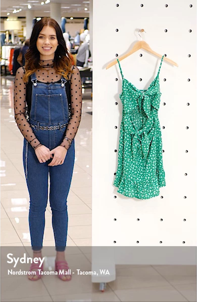 Double Front Tie Minidress, sales video thumbnail