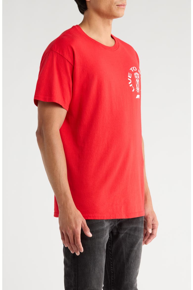 F1® White Car Flea Market Graphic T-Shirt, Alternate, color, RED