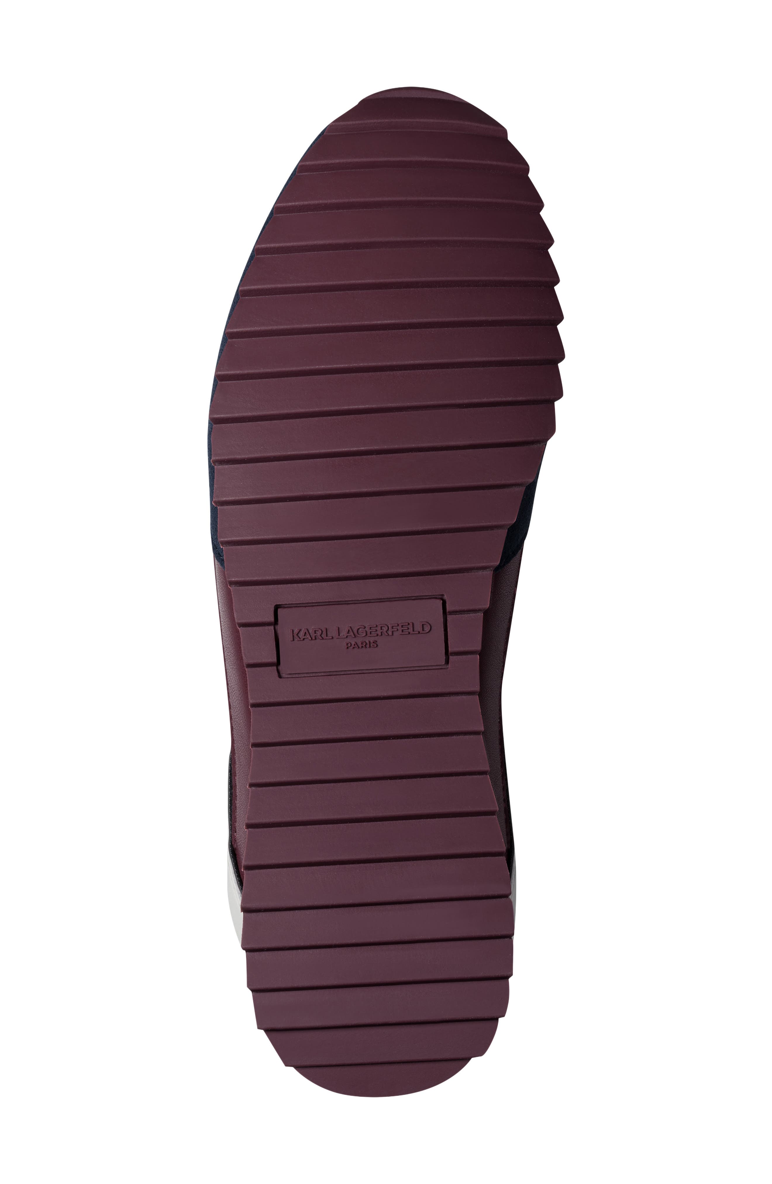 Anelise Lace Up Sneaker, Alternate, color, CREAM/ BURGUNDY