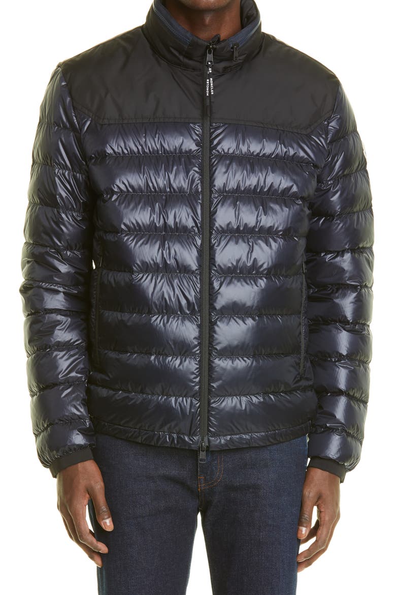 Men's Silvere Lightweight Down Puffer Jacket, Main, color, DARK NAVY