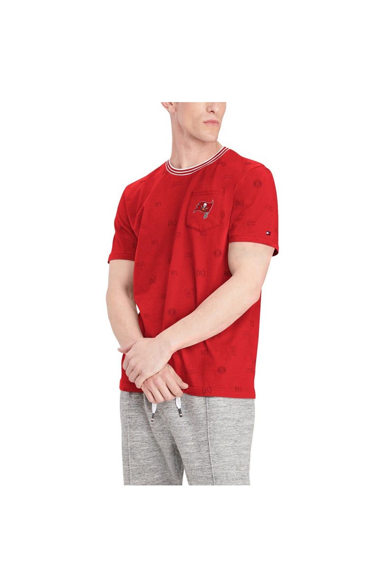 Tommy Hilfiger Men's Tommy Hilfiger Red Tampa Bay Buccaneers Essential Pocket T-Shirt, Alternate, color, Red