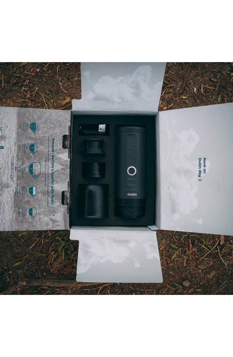 OutIn Nano Portable Electric Espresso Machine, Alternate, color, Space Grey