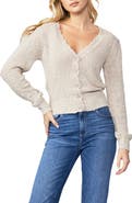 PAIGE Joyce Cotton Blend Slub Cardigan