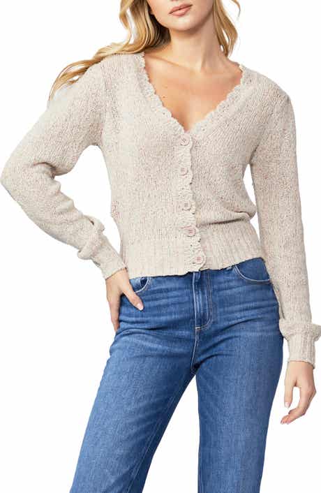 Joyce Cotton Blend Slub Cardigan