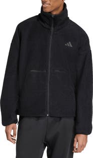 adidas City Tech High Pile Fleece Full Zip Jacket