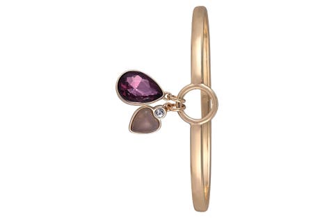 Set of 3 Stone Charm Bangles