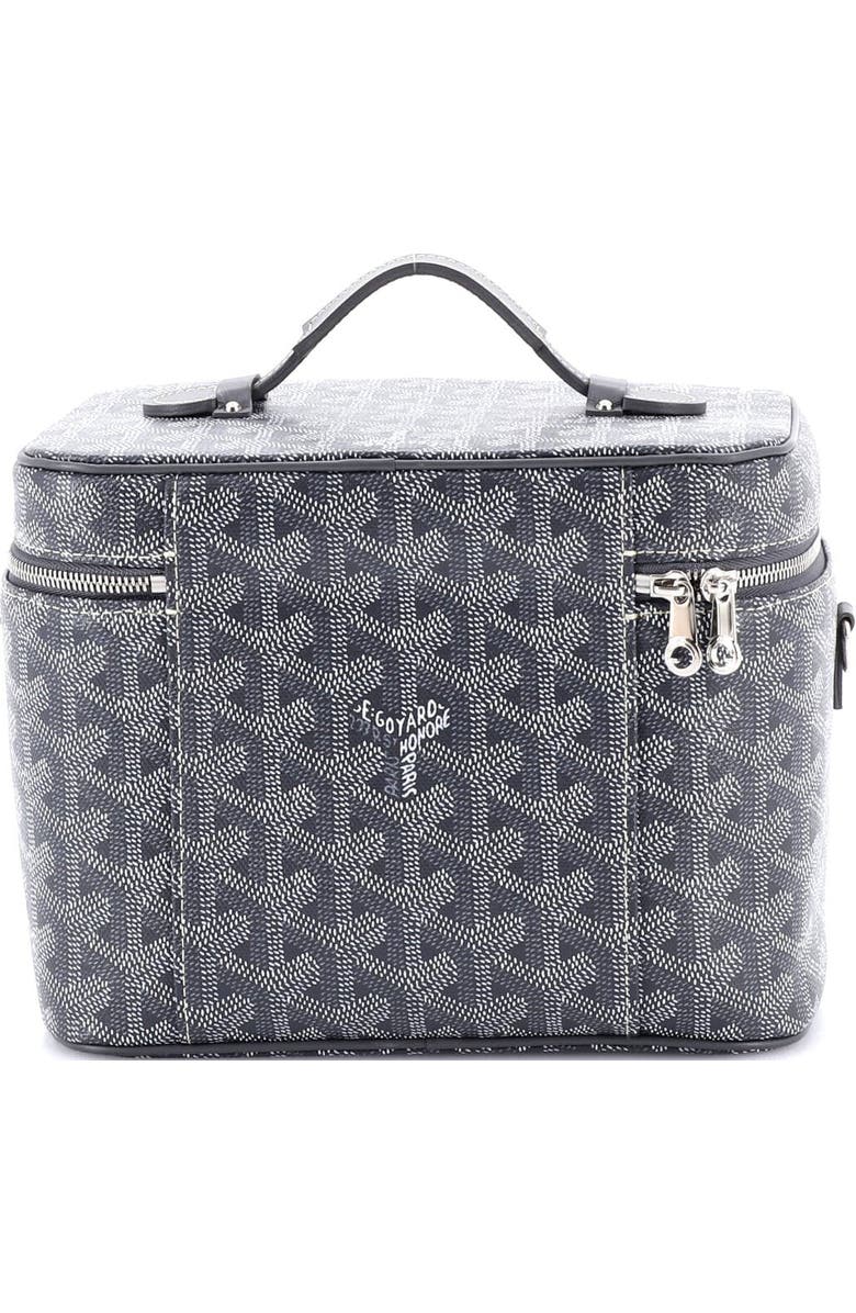 Pre-Owned Goyard Muse Vanity Case Coated Canvas, Alternate, color, Gray
