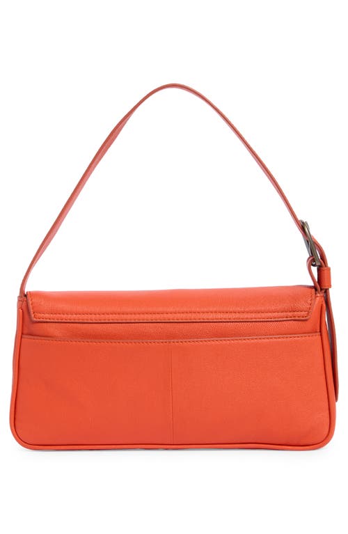 Lucky Brand Luma Leather Shoulder Bag In Orange