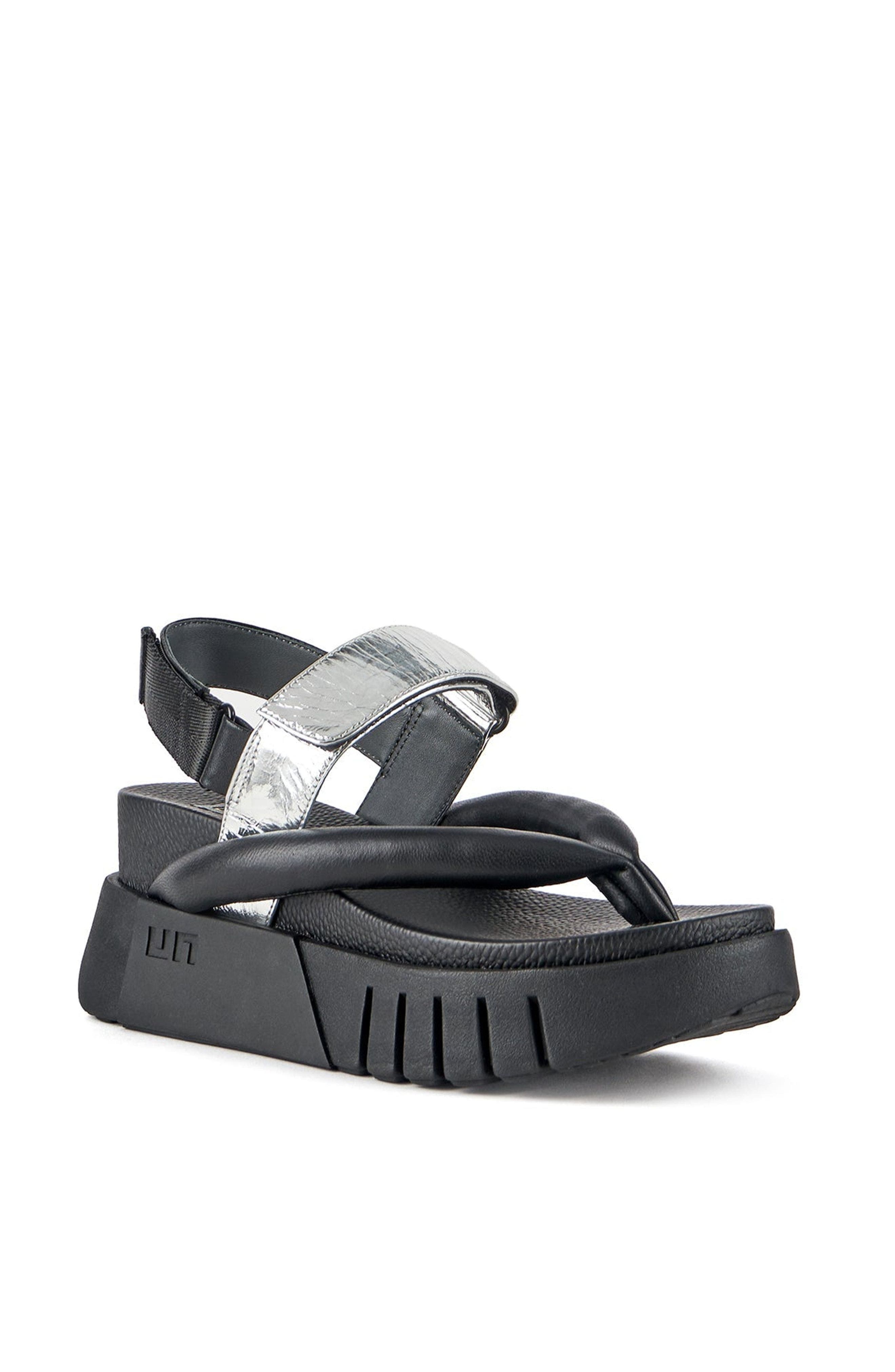 United Nude Delta Tong Sandals, Alternate, color, Silver