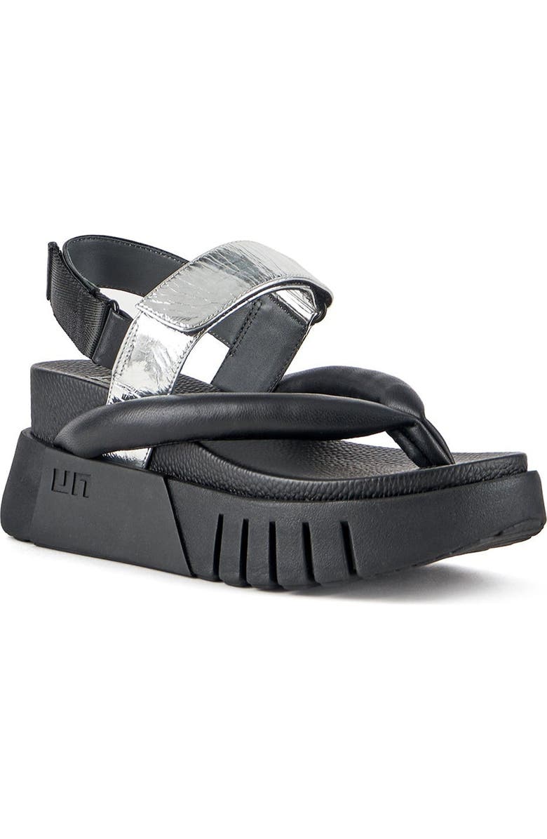 United Nude Delta Tong Sandals, Alternate, color, Silver