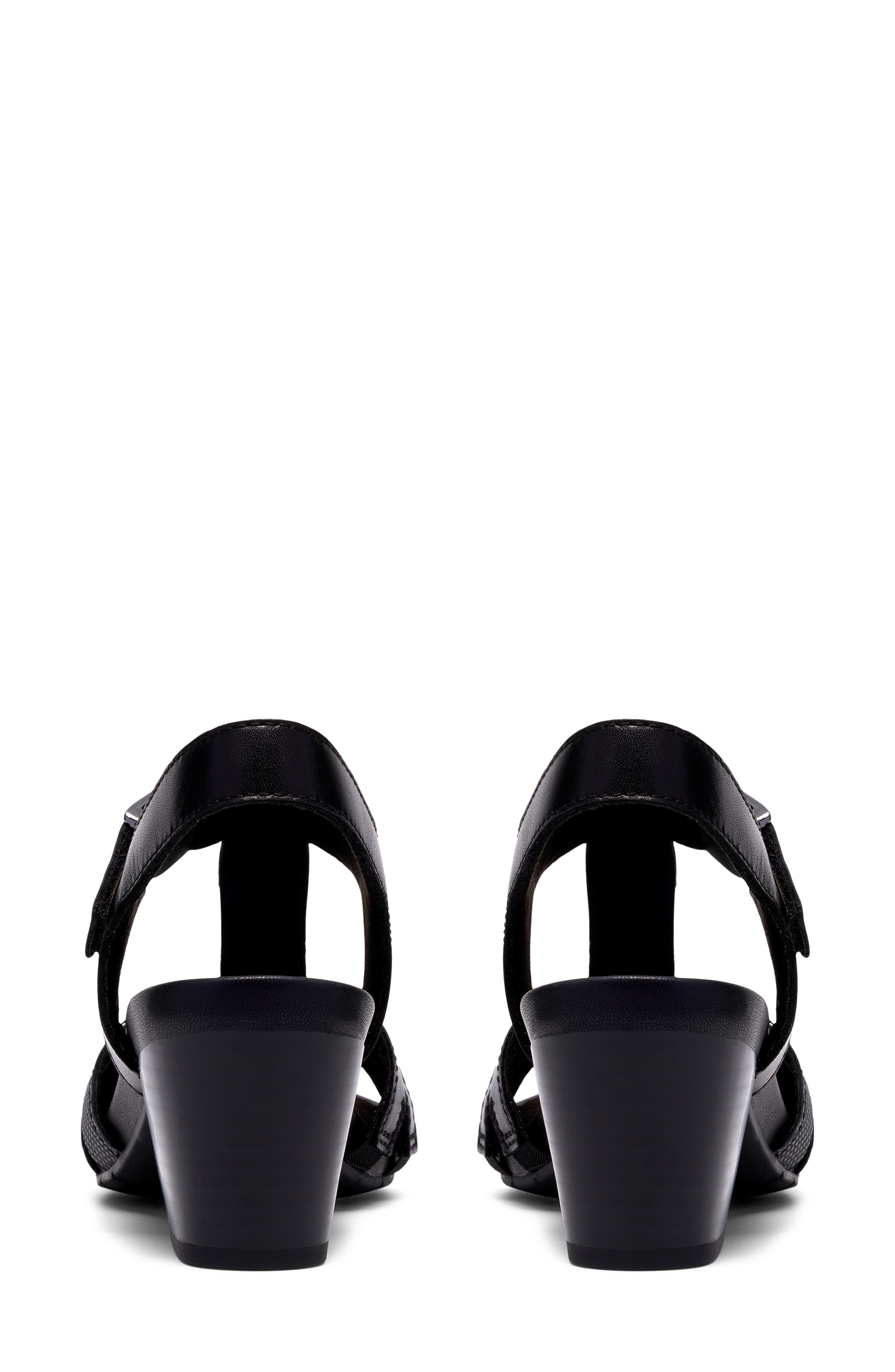 Clarks<sup>®</sup> Kymber Ankle Strap Block Heel Sandal, Alternate, color, 