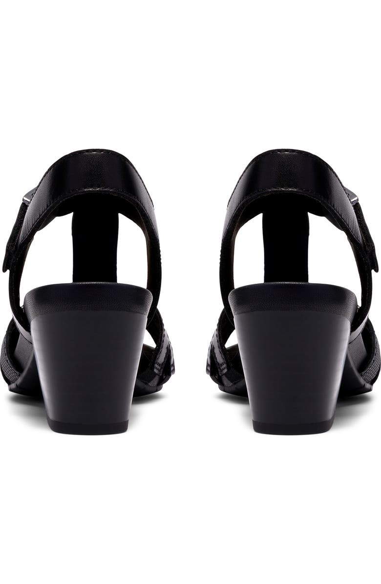 Clarks<sup>®</sup> Kymber Ankle Strap Block Heel Sandal, Alternate, color,