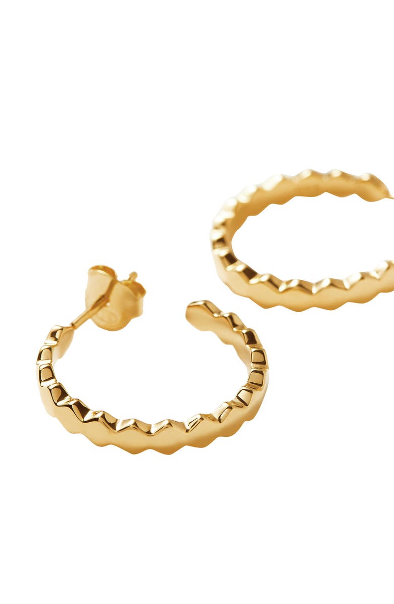 Missoma Rhea Mini Hoop Earrings, Alternate, color,