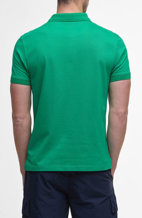 Shop Barbour Active Tailored Fit Polo In Hedge Green