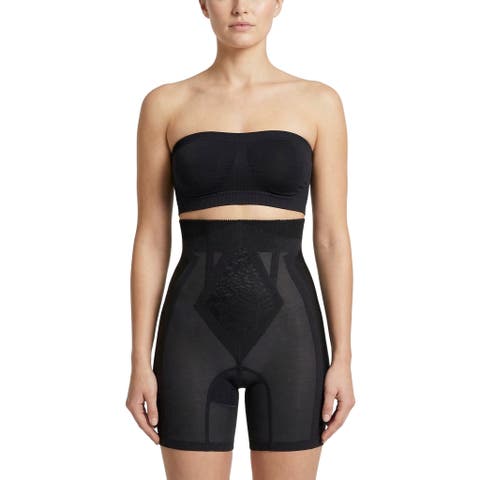 Firm Control High Waist No Top Roll Girdle (Regular & Plus Sizes)