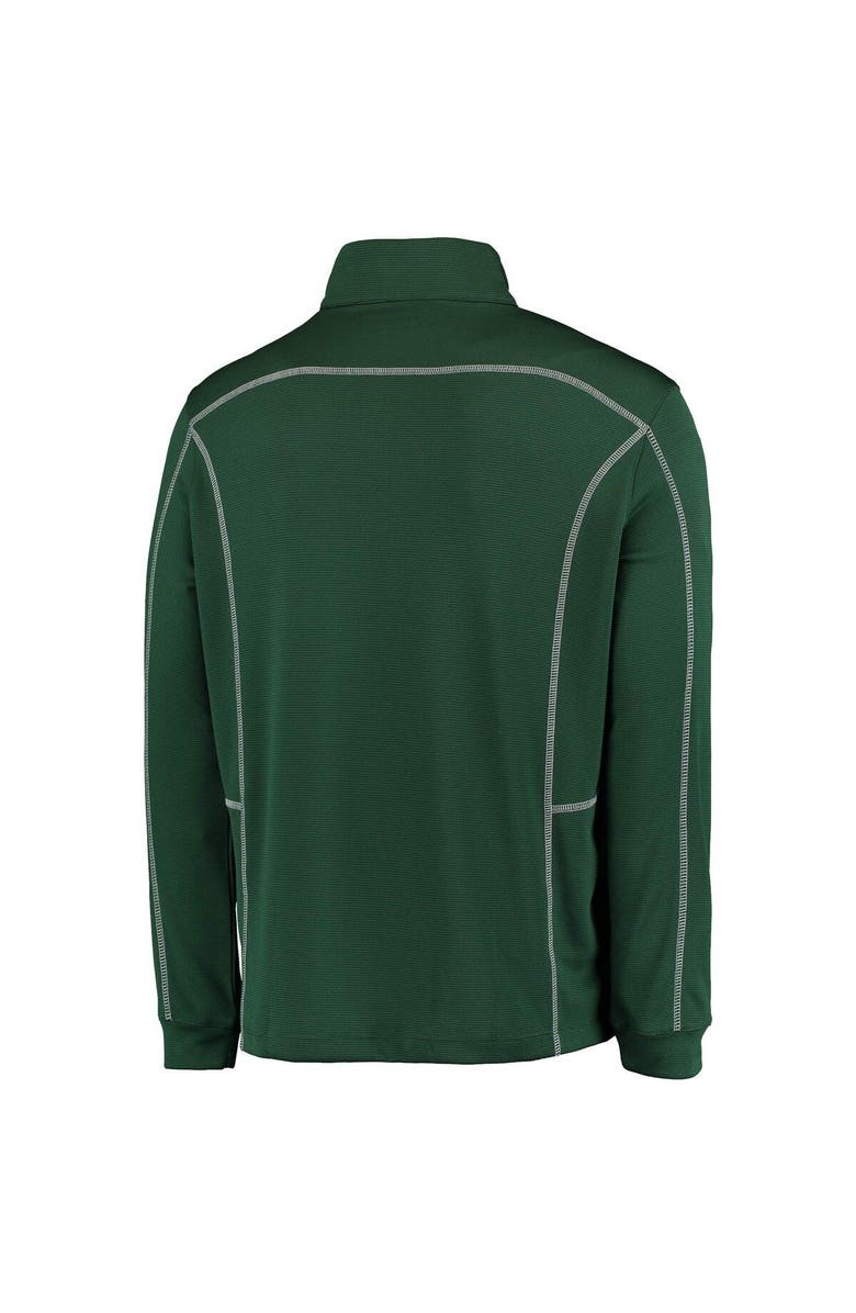 Columbia Men's Columbia Golf Green Miami Hurricanes Shotgun Omni-Wick Quarter-Zip Pullover Jacket, Alternate, color, 