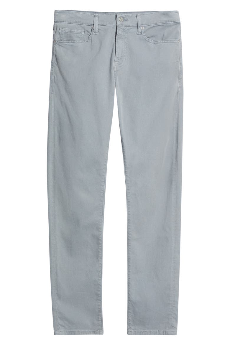L'Homme Slim Fit Five-Pocket Twill Pants, Alternate, color, SEA BLUE