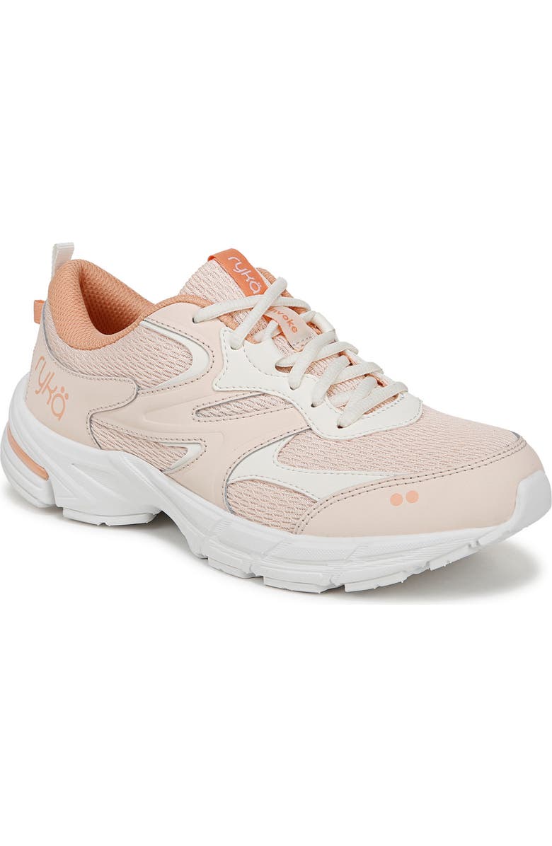 Rykä Invoke Walking Sneaker, Main, color, Peach Blush