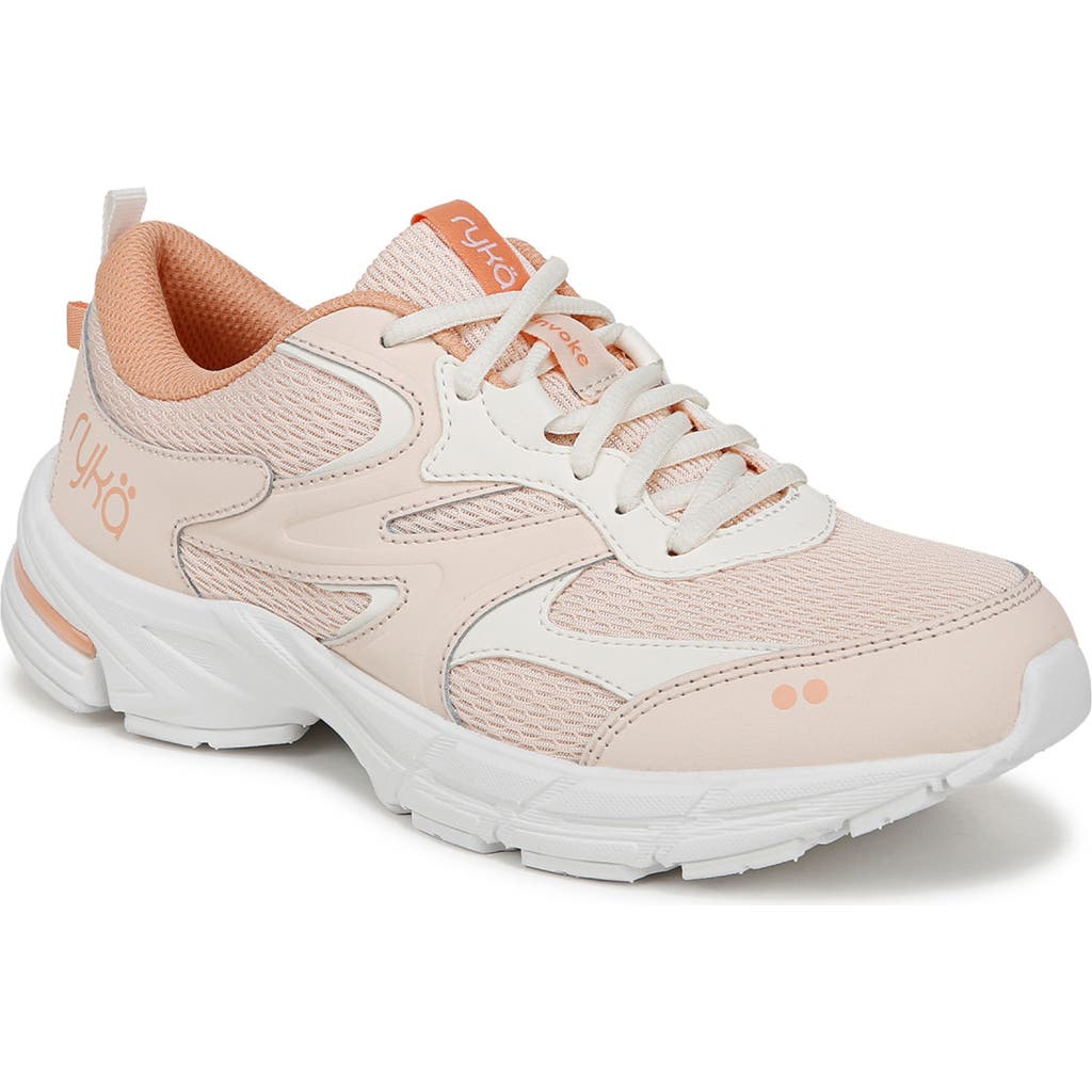 Ryka Rykä Invoke Walking Sneaker In Peach Blush