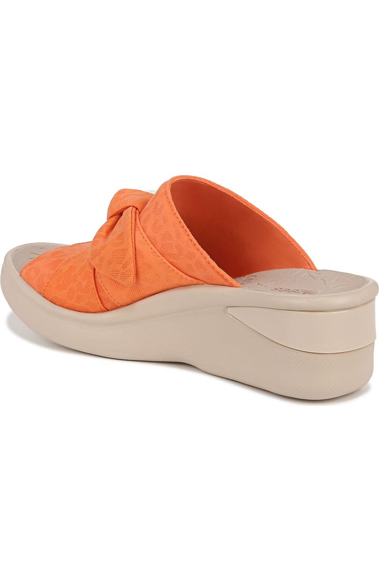 LifeStride BZees Smile II Wedge Slide Sandal, Alternate, color, Orange