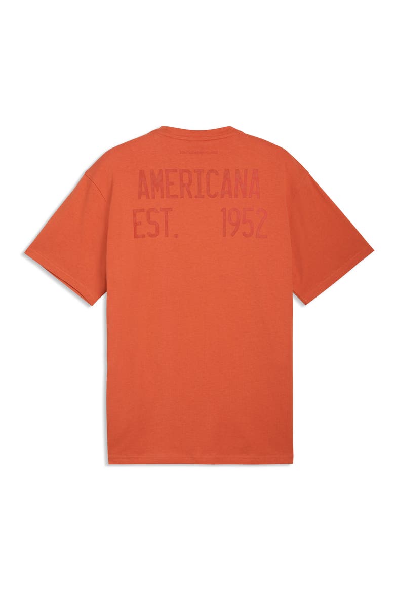 Porsche Legacy Lifestyle Cotton Graphic T-Shirt, Alternate, color, AMARENA