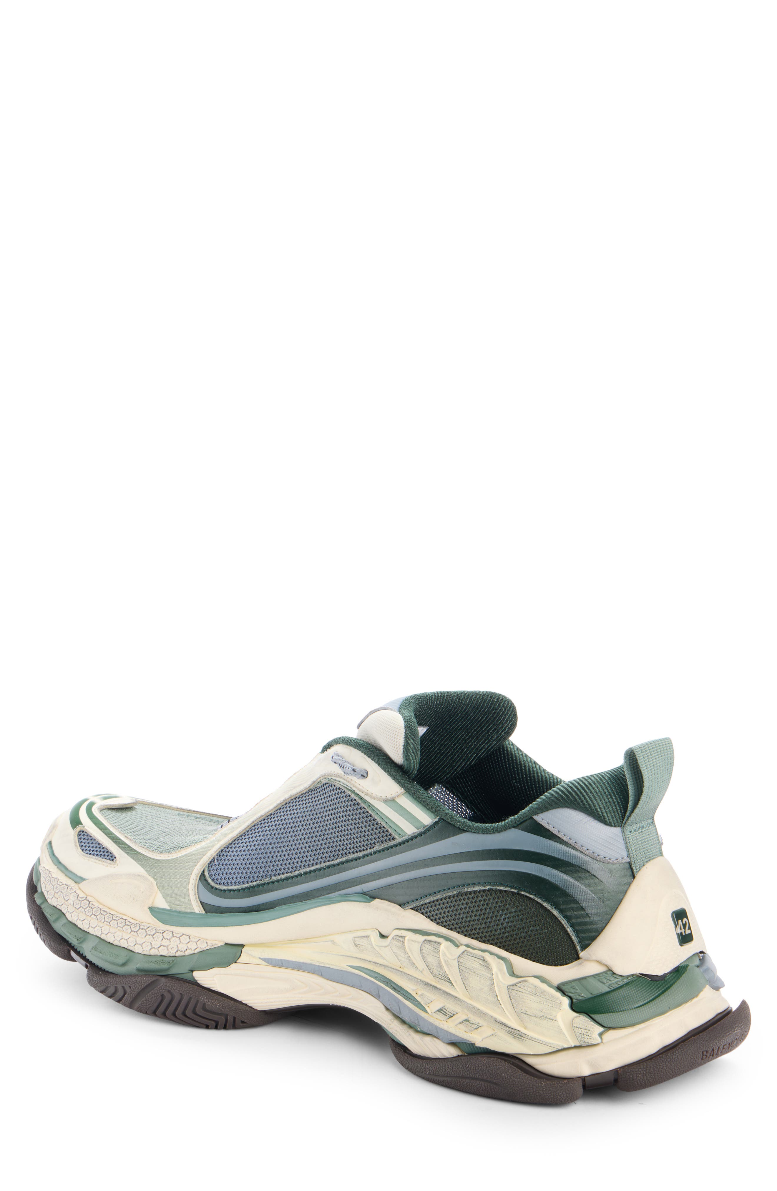 Triple S 2 Sneaker, Alternate, color, 4491 GREEN MIX/ BEIGE/ GREY