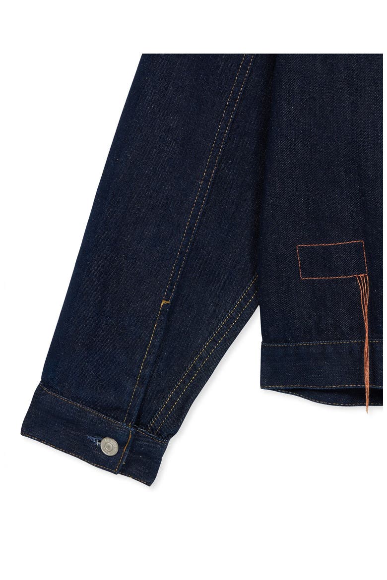 Type Indigo Rinse Denim Jacket, Alternate, color, BLUE