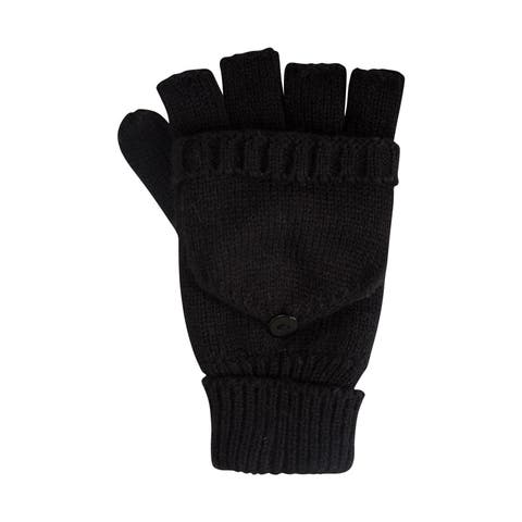 Fingerless Knitted Mittens