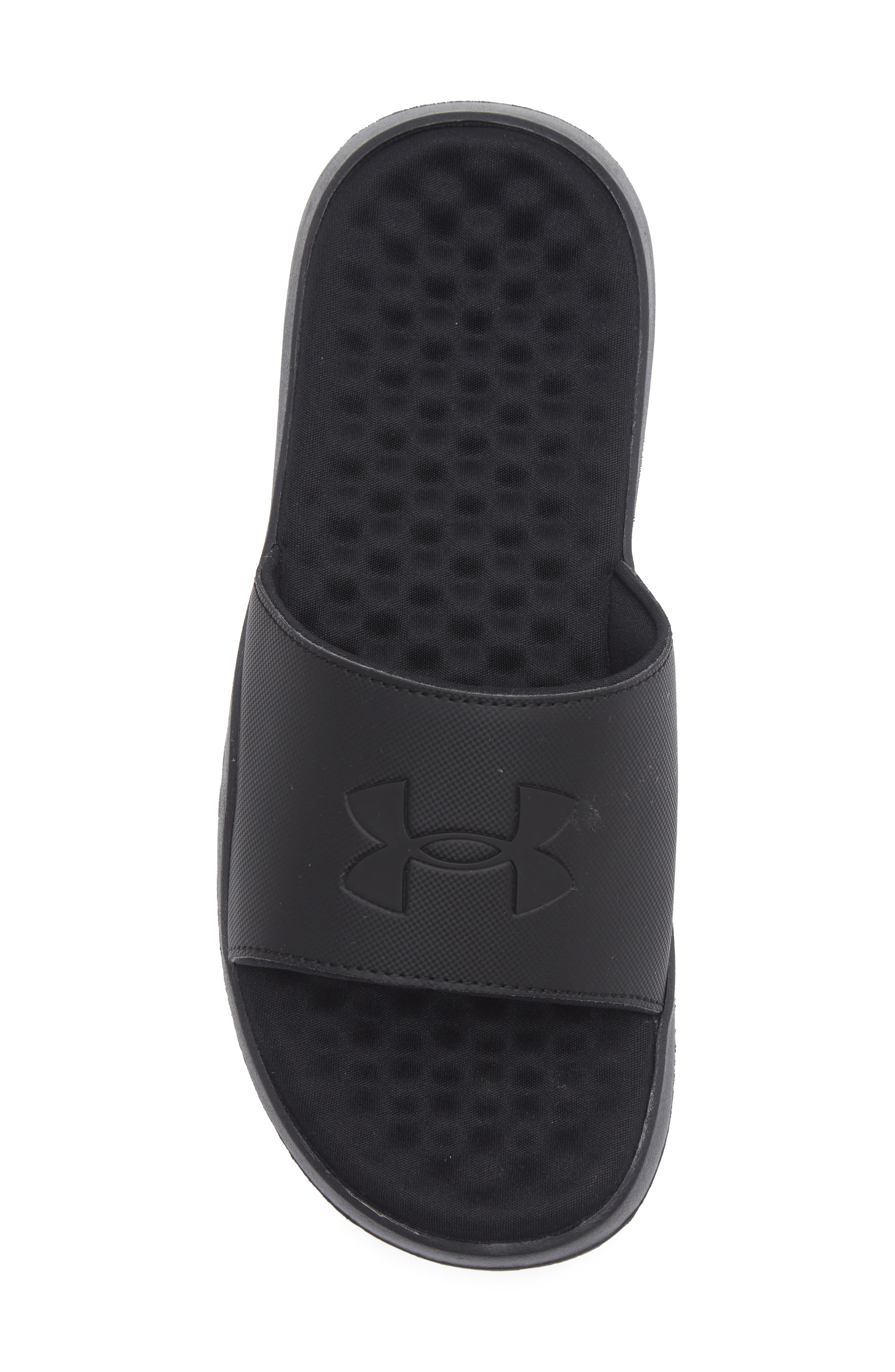 Under Armour Ignite Pro 8 Slide Sandal, Alternate, color, Black
