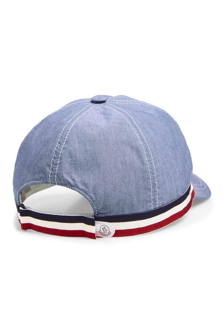 Kids' Logo Patch Chambray Baseball Cap, Alternate, color, BLUE