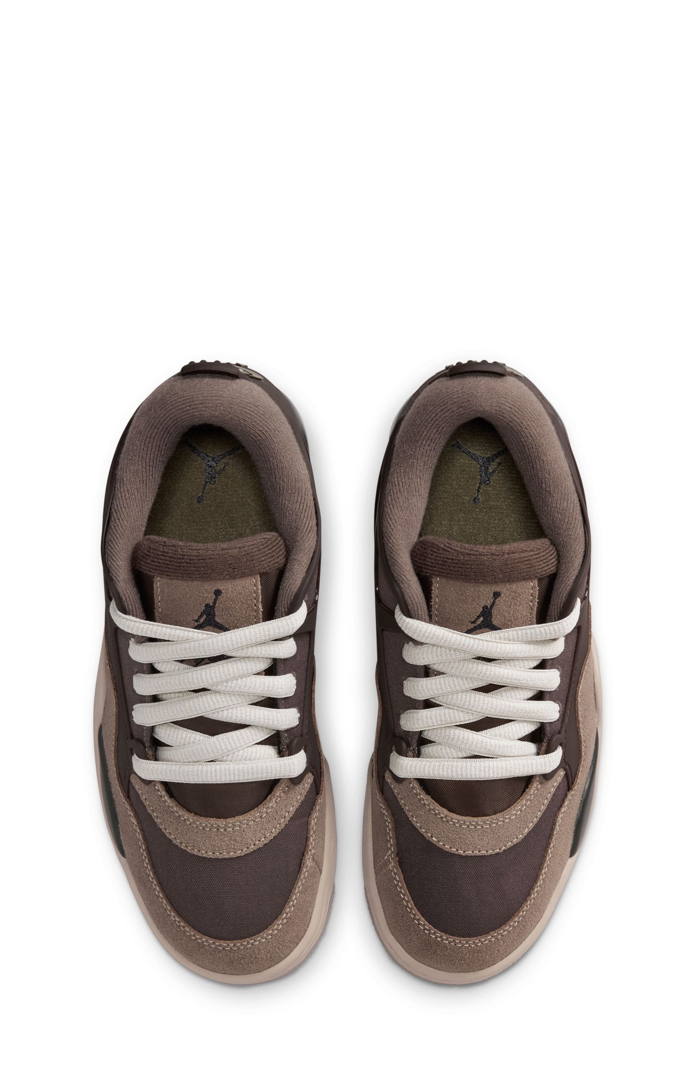 Jordan Kids' Air Jordan 4 RM Sneaker, Alternate, color, Ironstone/ Olive/ Brown