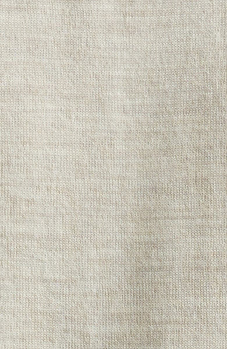 Johnstons of Elgin Brae Sleeveless Merino Wool & Cashmere Sweater, Alternate, color, Natural Colourway