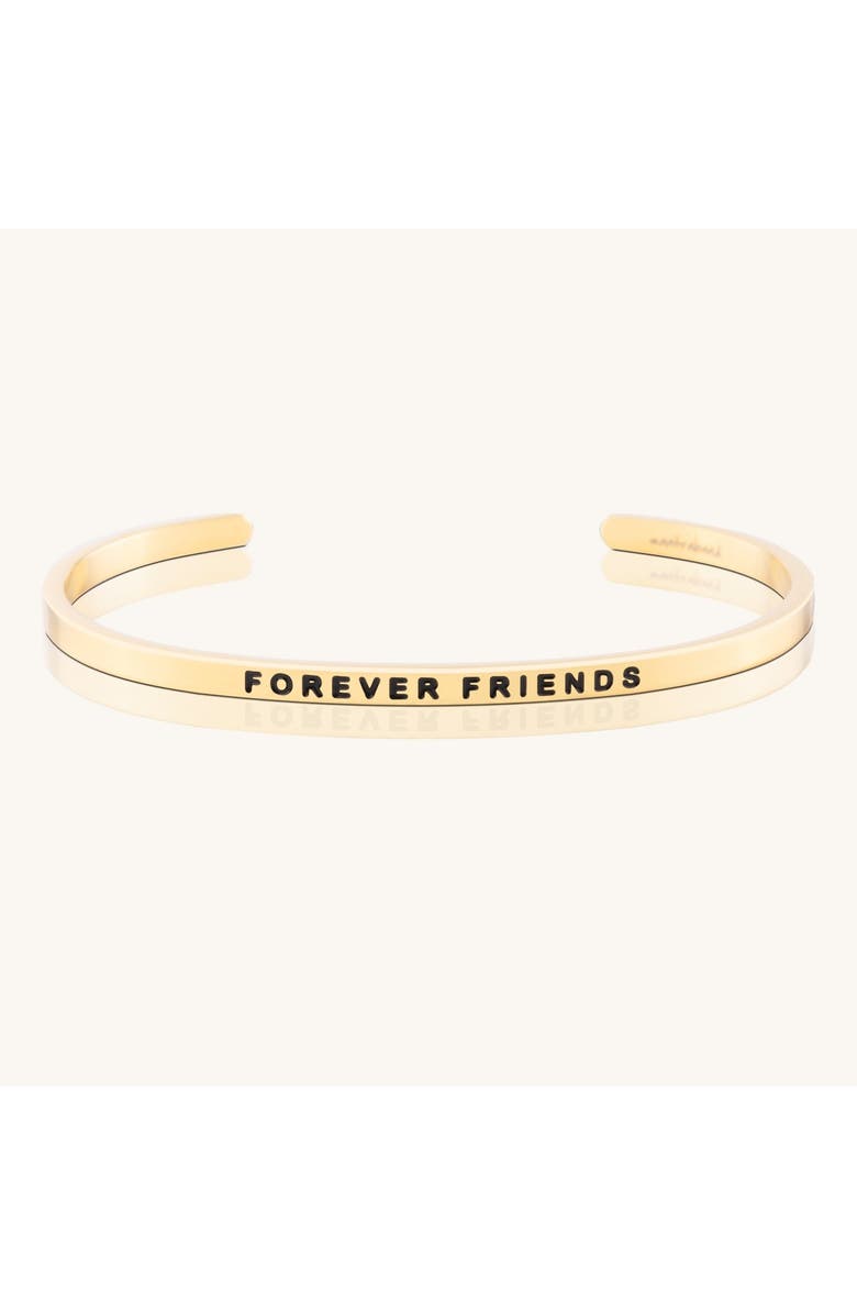 Mantra Forever Friends bracelet, Main, color, Yellow Gold