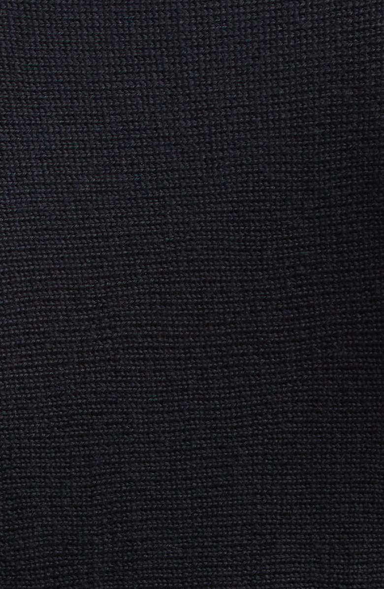 Paloma Wool Fa Cutout Long Sleeve Extrafine Merino Wool Sweater Dress, Alternate, color, Black