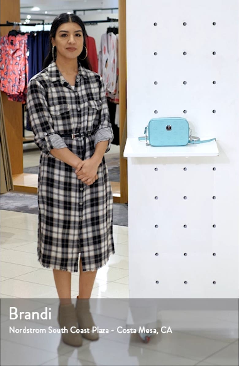 Klara Monogram Embossed Leather Camera Bag, sales video thumbnail