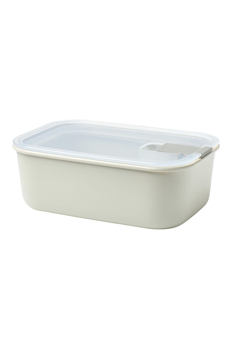 Easyclip Rectangular Lunch Box, Main, color, WHITE