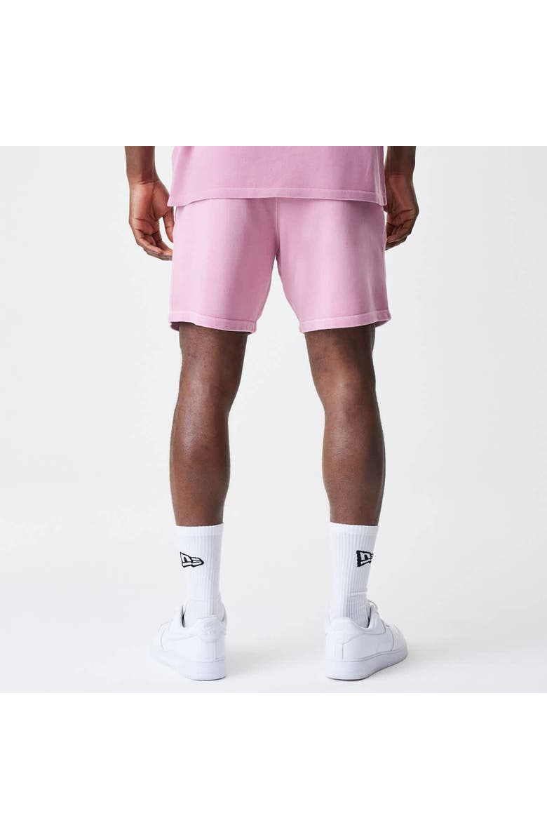 New Era Men's New Era Pink McLaren F1 Team Acid Washed Drawstring Shorts, Alternate, color,