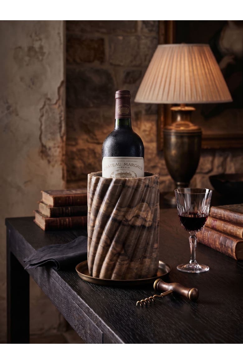 Taraz Wine Cooler, Alternate, color, Brown