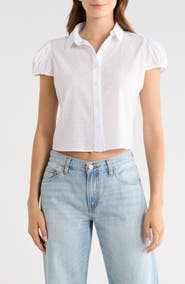 Bella Venice Eloise Cotton Button-Up Top