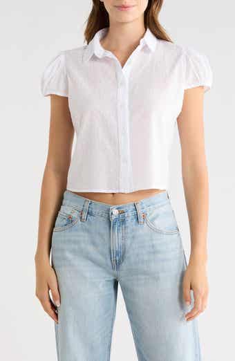 Eloise Cotton Button-Up Top